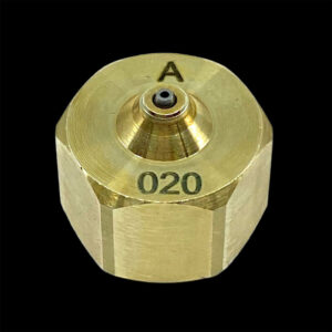 NOZZLE, BR,BEI&PUR,.020DIAX.050
