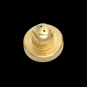 NOZZLE,MINI BUTTON,2 ORI,.018 DIA X 15 DEG
