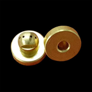 NOZZLE,MINI BUTTON,4 ORI,.020 DIA X 90 DEG